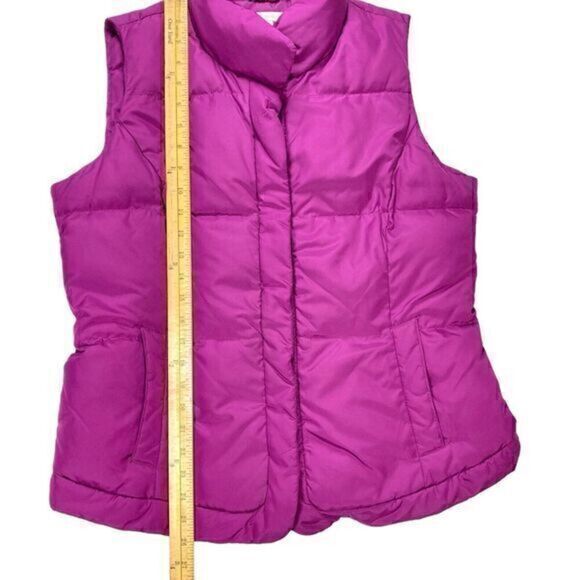 Charter Club Puffer Vest Jacket Womens Large Zip Front Sporty Hiking Windbreaker - Picture 11 of 15